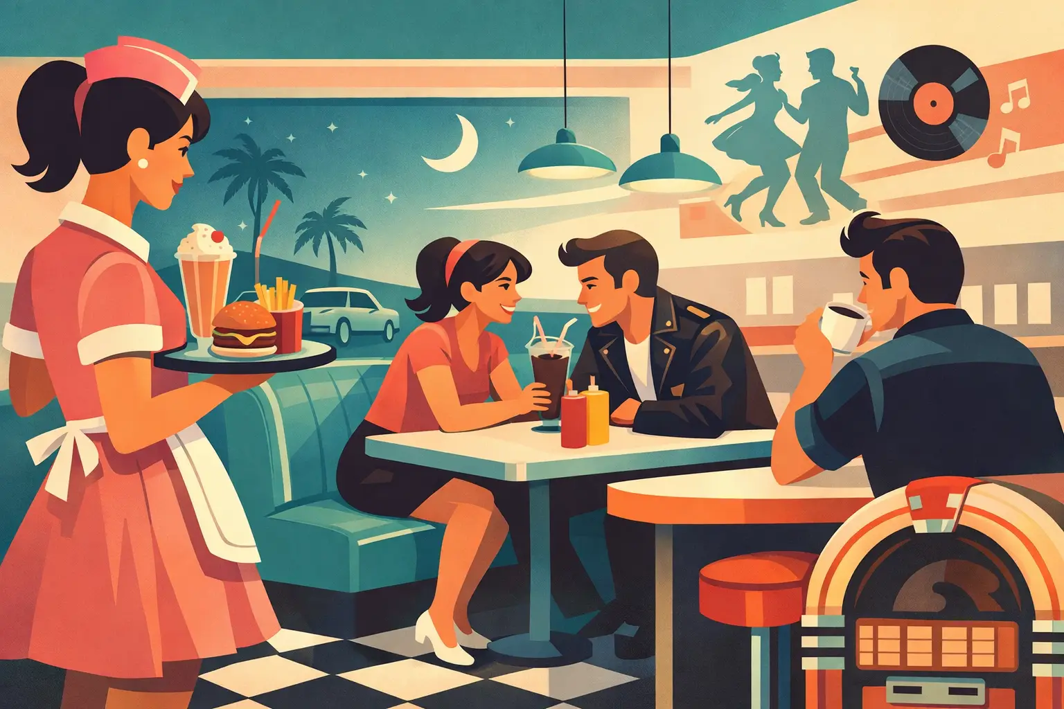 What Makes a 1960s Diner Experience So Fun?