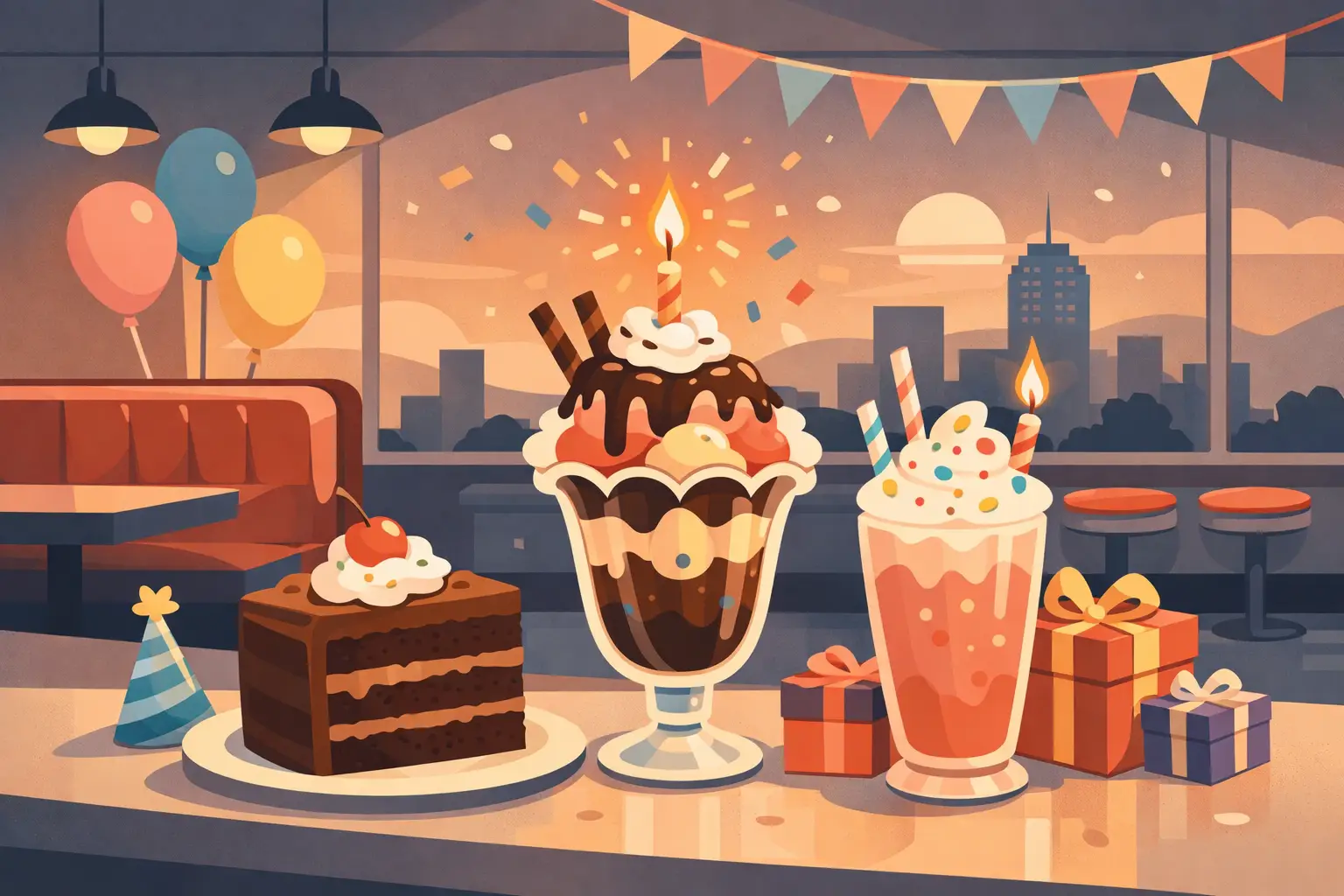 Best Diner Desserts for Birthdays in Hamilton