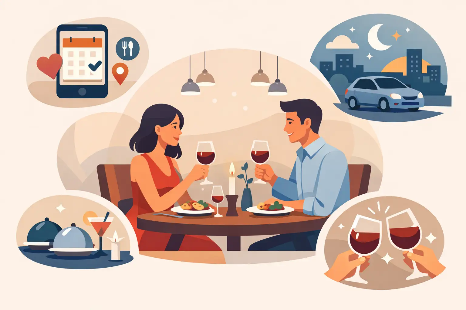 How to Plan Diner Date Night That Feels Effortless