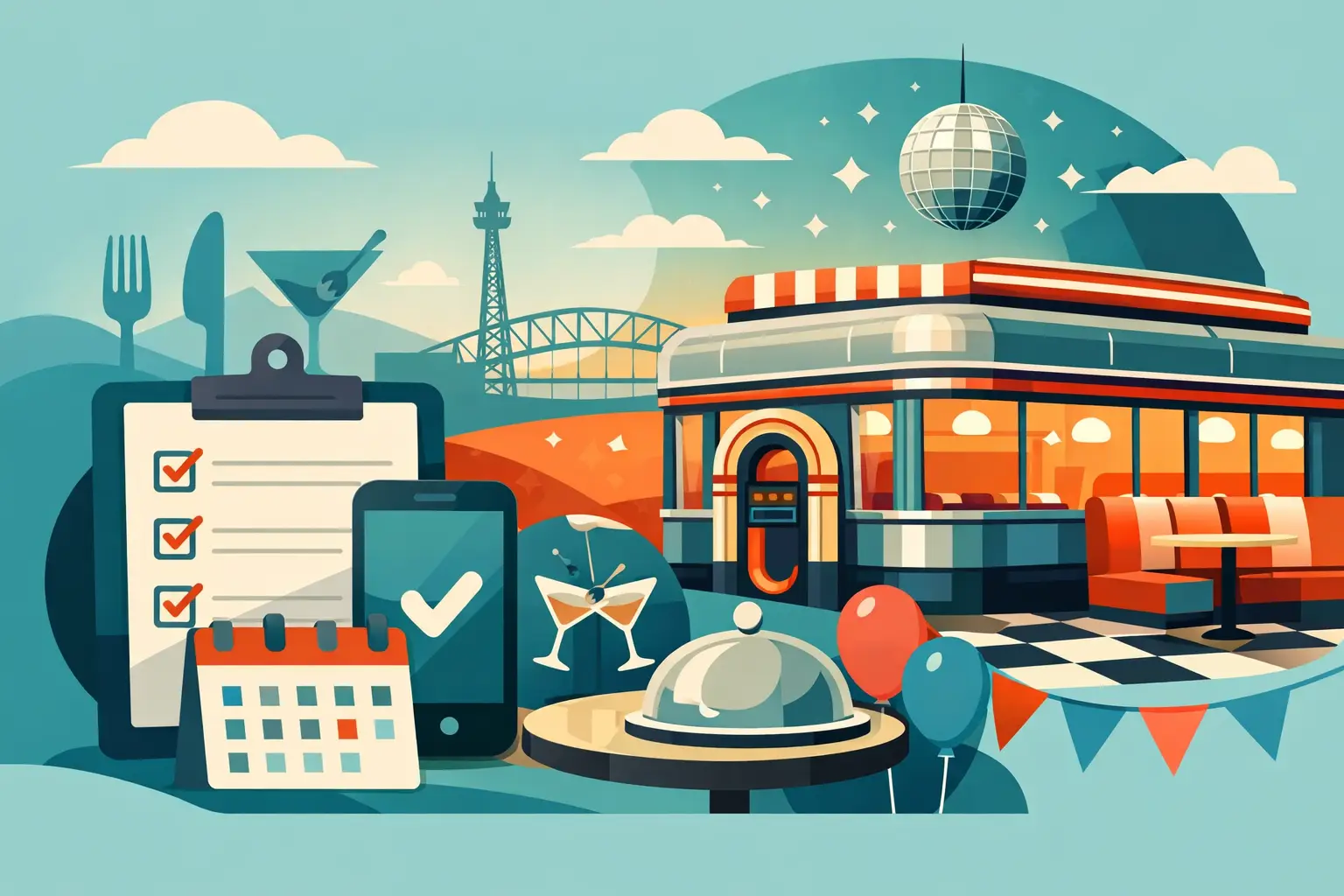 How to Book a Retro Diner Function in Hamilton